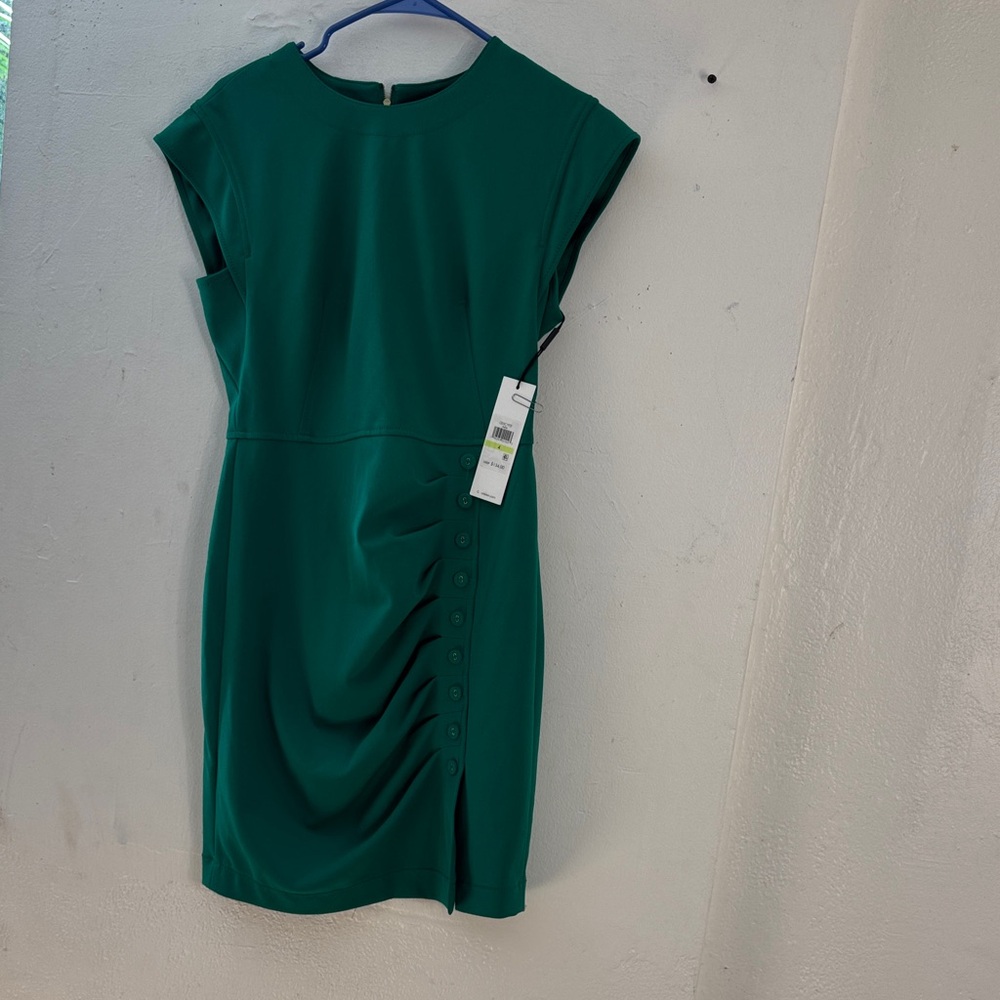 Calvin Klein green Dress size 4 pre-owned - Picture 11 of 16